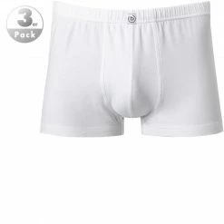 bugatti Pants 3er Pack 50150/6061/110 Trunks, Baumwolle, Weiß