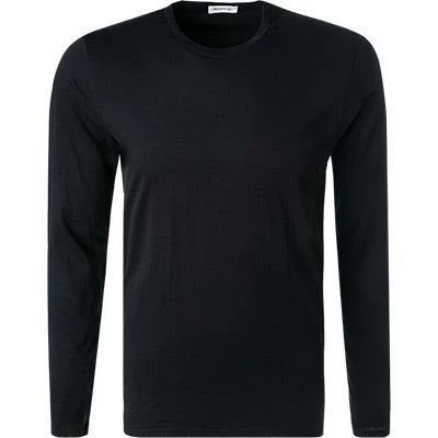 American Vintage Longsleeve MDEC1B/noir Baumwolle, Schwarz