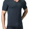 Schiesser Personal Fit Shirt 1/2 Arm 165322/804 T-Shirt, Viskose-Stretch, Dunkelblau meliert, Nachtblau