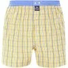 MC ALSON Boxer-Shorts 4118/gelb-blau Boxershorts, Baumwolle, Gelb-blau kariert