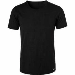 bruno banani Shirt Check Line 2.0 2207-2165/0125 T-Shirt, Mikrofaser, Schwarz