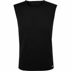 bruno banani Tanktop Check Line 2.0 2205-2165/0125 Mikrofaser, Schwarz