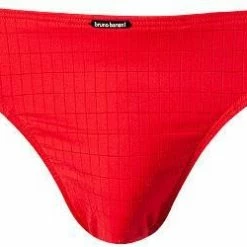 bruno banani String Check Line 2.0 2204-2165/1070 Sting, Mikrofaser, Rot