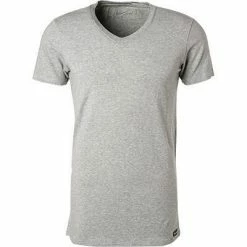 bruno banani V-Shirt Infinity 2205-2162/0103 T-Shirt, Baumwolle-Modal, Grau meliert, Graumelange