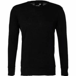 JUVIA Longsleeve 91514056/63/110 Baumwolle, Schwarz