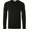 American Vintage Longsleeve MSON24G/anthracite ch. Baumwolle, Anthrazit meliert