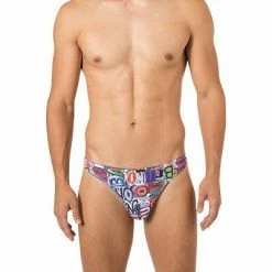 bruno banani String Letter Puzzle 2203-2205/4078 Mikrofaser, Multicolour gemustert, Multicolor