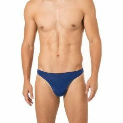 bruno banani String Indian Ocean 2203-2206/0193 Mikrofaser, Dunkelblau
