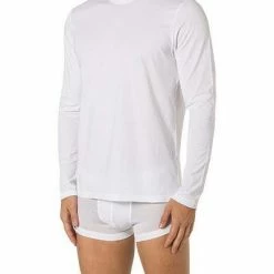 Mey Story Longsleeve 34340/101 Pima Baumwolle, Weiß