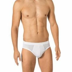 Novila Unterwäsche Sport Slip 8032/011/1 Mercerisierte Baumwolle, Weiß