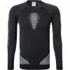 UYN T-Shirt U100225/S071 Longsleeve, Mikrofaser-Kaschmir, Schwarz-silber