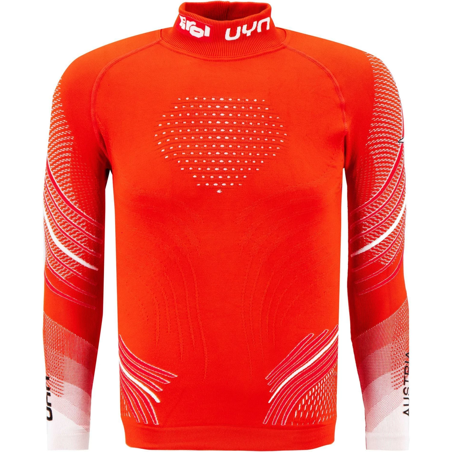 UYN T-Shirt U100195/T020 Funktionsshirt, Mikrofaser, Rot, Rot-weiß