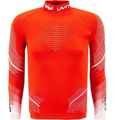 UYN T-Shirt U100195/T020 Funktionsshirt, Mikrofaser, Rot, Rot-weiß – Bild 2