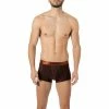 bruno banani Hipshorts Range 2202-2267/4217 Trunk, Mikrofaser-Stretch, Bronze-schwarz gemustert, Schwarz-kupfer