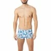 bruno banani Hip Shorts Ice Cubes 2202-2268/4207 Trunk, Mikrofaser-Stretch, Petrol-weiß gemustert, Multicolor