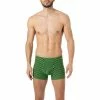 bruno banani Shorts stripes Effects 2201-2271/4208 Trunk, Baumwolle-Modal, Leuchtgrün-schwarz gestreift, Hellgrün-grün-schwarz