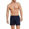 Schiesser Boxershorts 2er Pack 174002/909 Baumwolle, Dunkelblau-schwarz