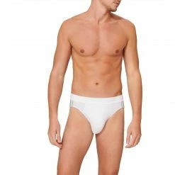 Schiesser Rio-Slips 3er Pack 173815/100 Baumwoll-Stretch, Weiß