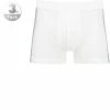 Schiesser Shorts 3er Pack 173816/100 Trunks, Baumwoll-Stretch, Weiß
