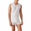 Schiesser Tank Top 2er Pack 173981/100 Tanktops, Baumwoll-Stretch, Weiß