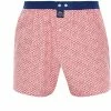 MC ALSON Boxer-Shorts 4336/blau-rot Boxershorts, Baumwolle, Rot-marine gemustert