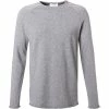 American Vintage Longsleeve MSON24G/gris chine Baumwolle, Grau meliert