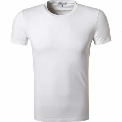 Ermenegildo Zegna Stre. Cot. T-Shirt N2M20005/100 Baumwolle, Weiß