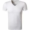 Ermenegildo Zegna Stre. Cot. V-Shirt N2M80005/100 T-Shirt, Baumwolle, Weiß
