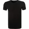 Ermenegildo Zegna Micromodal T-Shirt N2M20006/001 Mikrofaser schwarz, Weiß