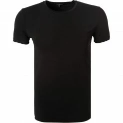Ermenegildo Zegna Micromodal T-Shirt N2M20006/001 Mikrofaser schwarz, Weiß