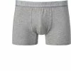 Ermenegildo Zegna Bi Pack Boxer N2X44008/020 Trunks, Baumwoll-Stretch, Grau meliert, Grau