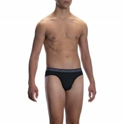 Olaf Benz RED2059 Sportbrief 108732/8000 Slip, Mikrofaser-Stretch, Schwarz