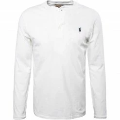 Polo Ralph Lauren Longsleeve 710790058/002 Baumwolle, Weiß meliert, Weiß