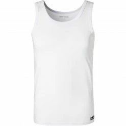 bruno banani Sportshirt Infinity 2204-2162/0001 Tanktop, Baumwolle-Modal atmungsaktiv, Grau, Weiß