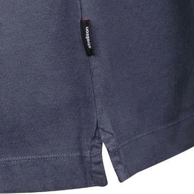 Strellson T-Shirt Leo 30028501/401 Longsleeve, Baumwolle, Graublau, Nachtblau – Bild 4