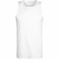 Ermenegildo Zegna Filoscozia Tank N2D00007/100 Tanktop, Baumwolle, Weiß