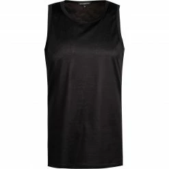Ermenegildo Zegna Filoscozia Tank N2D00007/001 Tanktop, Baumwolle, Schwarz