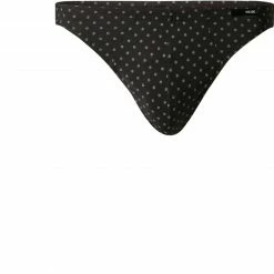 HOM Comfort Micro Briefs Max 401912/I004 Slip, Mikrofaser-Stretch, Schwarz-weiß gemustert, Schwarz