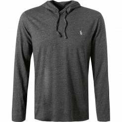 Polo Ralph Lauren Longsleeve 710652669/042 Longsleeve Hoodie, Baumwolle, Schwarz meliert