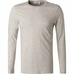 American Vintage T-Shirt MBYSA18/polaire chine Longsleeve, Baumwolle, Grau meliert