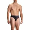 Olaf Benz RED2109 Sportbrief 108842/8000 Slip, Mikrofaser, Schwarz gemustert, Schwarz