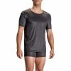 Olaf Benz RED2109 Mastershirt 108846/8000 T-Shirt, Mikrofaser, Schwarz gemustert, Schwarz