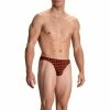 Olaf Benz RED2108 Brazilbrief 108863/9308 Slip, Baumwoll-Stretch, Rot gemustert, Rot
