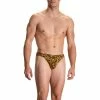 Olaf Benz RED2114 Brazilbrief 108888/9802 Slip, Baumwoll-Stretch, Gelb gemustert, Gelb