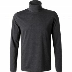 Pierre Cardin Longsleeve 53273/000/12328/2100 Rollkragenshirt, Baumwolle, Anthrazit