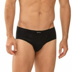 Mey THINK Mini-Slip 71011/123 Bio Baumwoll-Stretch, Schwarz