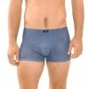 Mey SALO Shorty 2er Pack 37106/664 Trunks in Geschenkbox, Mikrofaser-Stretch, Blau gemustert, Blau