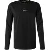 BOSS Longsleeve TChark 50462807/001 Baumwolle, Schwarz