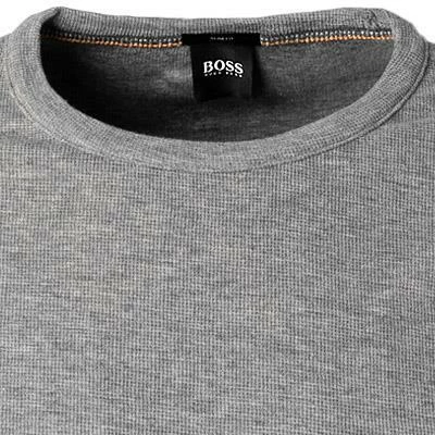BOSS Longsleeve Tempest 50462773/051 Longleeve, Slim Fit, Baumwolle, Grau meliert, Grau – Bild 3
