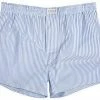Novila Shorts 8580/55/102 Boxershorts, Baumwolle, Hellblau-weiß gestreift, Hellblau gestreift